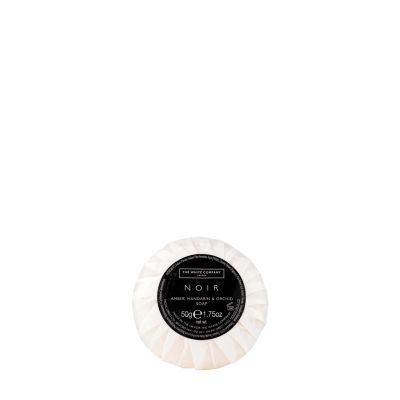 The White Company Noir 50g Pleat Wrapped Soap