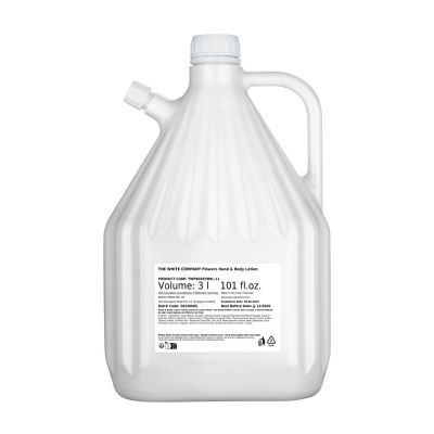 The White Company Flowers 3ltr Hand & Body Lotion