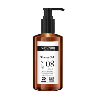 Naturals REMEDIES - 300ml Shower Gel Pump Dispenser