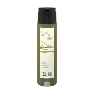 PURE HERBS - 300ml Hair And Body Shampoo SHAPE Dispenser